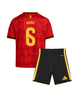 Billige Fotballdrakt Belgia Axel Witsel #6 Replika Hjemmedraktsett Barn VM 2026 Kortermet (med bukser)